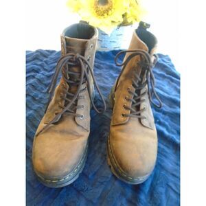 Dr. Martens Crazy Horse Brown Combs Leather Boots mens 8 ladies 9